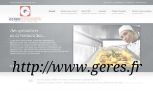 Nouveau site Web GERES Restauration